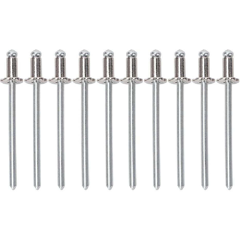 

8 шт. Алюминиевые заклепки-розетки, Заклепки-розетки для панели приборов, Заклепки в форме розетки для VIN-таблички двери AMC Все автомобили (черный) серебряный