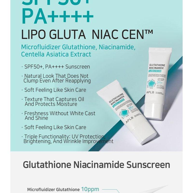 APLB - Glutathione Niacinamide Sunscreen