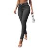 Women's European & American Style Peach Hip Skinny Jeans - Fashionable Casual Pencil Pants