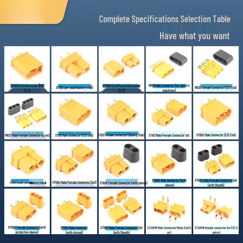 XT60 Male Connector for RC Models