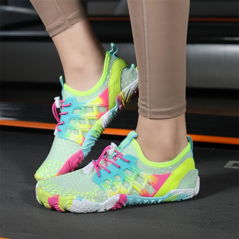 Summer New Fashion Green Men's Aquatic Sneaker Unisex Breathable Quick-drying Wading Shoes Plus Size 48 Barefoot Shoes for Men