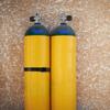 Gas Cylinder Bracket Plastic Iron Stable Holder High-Strength Strap for 40L Hydrogen Oxygen Tanks Wall Mount