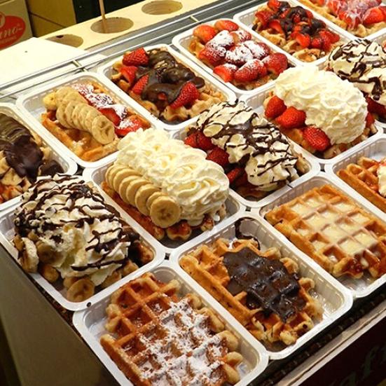 Eco-Friendly 4-Cavity Waffles Cake Chocolate Pancake Silicone Mold Baking Mould