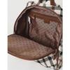 Daks Brown House Check Jacquard Backpack Dcba3f635i2