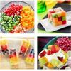 Stainless Steel Egg Slicer Cutter Mesh Grid Vegetable Fruit Chopper Salad Dessert Potato Cube Grid Cutting Kitchen