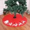 1m Christmas Reindeer Tree Skirt - Large Holiday Decoration and Venue Prop