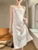 Women's Halter Dress Summer Jacquard Sexy All-in-one Dress High-end Light Luxury Eldest Girl Dress