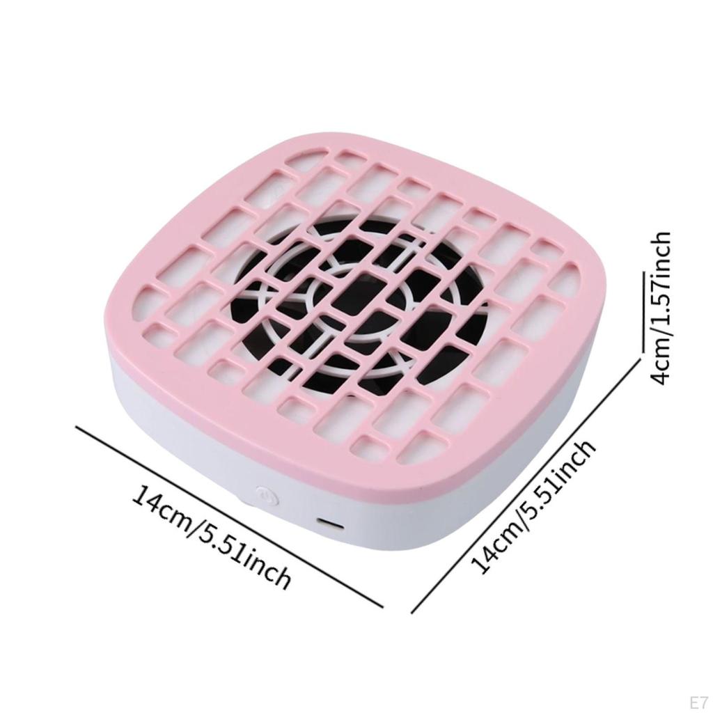 Nail Dust Collector for Acrylic Polishing Portable Manicure Pedicure Home