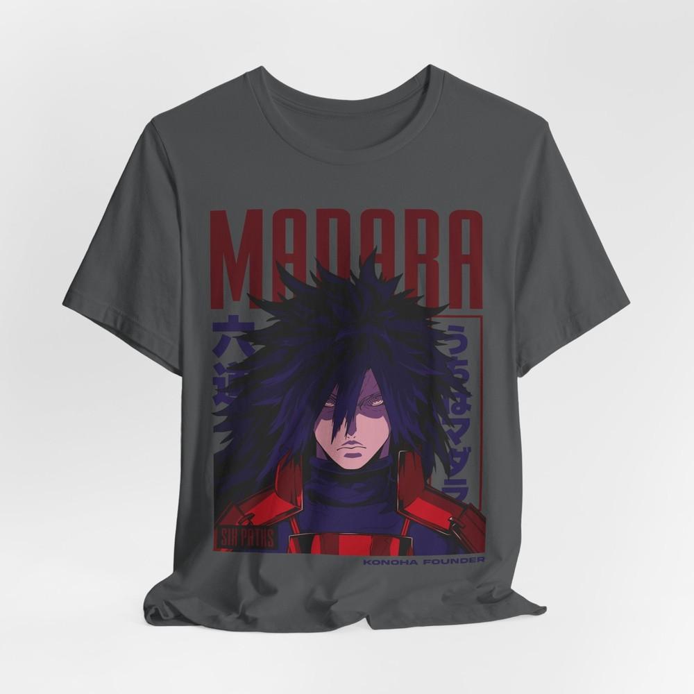 

Anime-Inspired Unisex Jersey Tee - Madara Graphic Shirt, Casual Wear, Gift XL