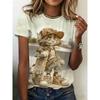 3D Printed Summer Fashion Women's T-Shirt Breathable Casual