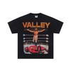 Meichao Vale New Retro Character Print Summer High Street Men and Women Loose Casual Wash Old Short Sleeve T-shirt