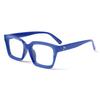 Portable New Fashion Vision Care Antifatigue +100~+400 Diopter Anti-Blue Light Reading Glasses Foldable Present Glasses box