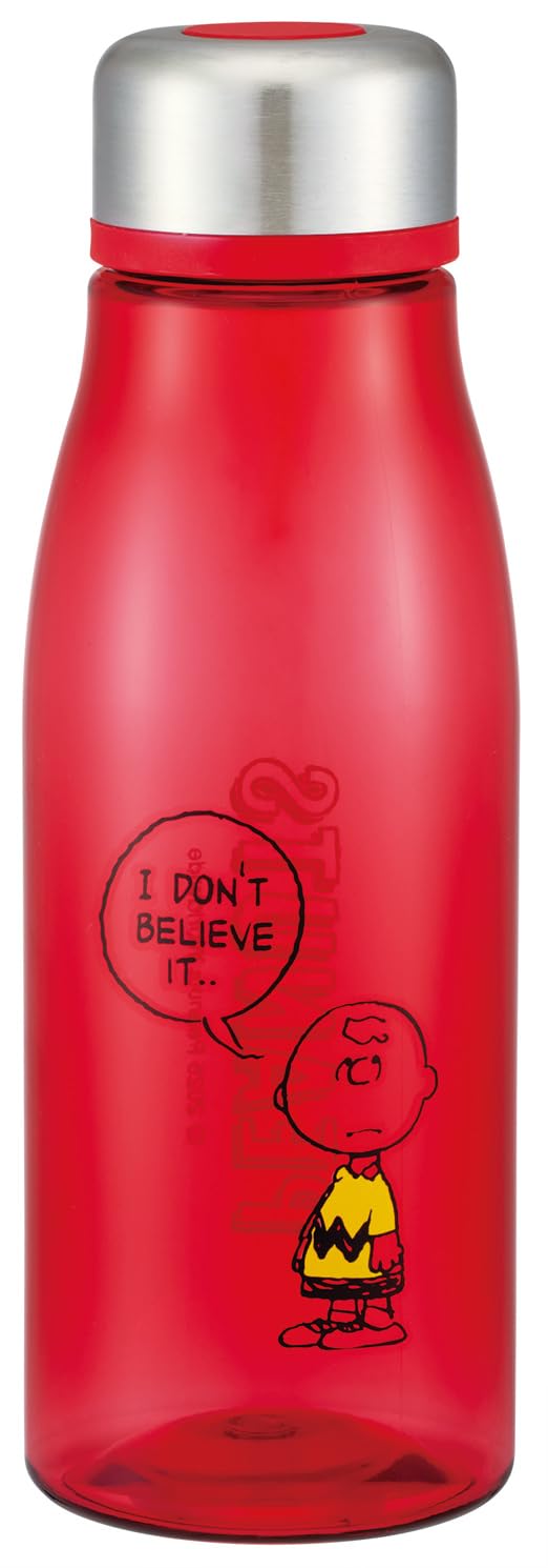 

Skater Direct Drinking Water with Tea PEANUTS Color Charlie Bottle, 500ml, Strainer, Snoopy, Series, Brown, PTY5-A