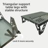 Mesa plegable portátil para camping senderismo picnic mesa de exterior ligera de metal
