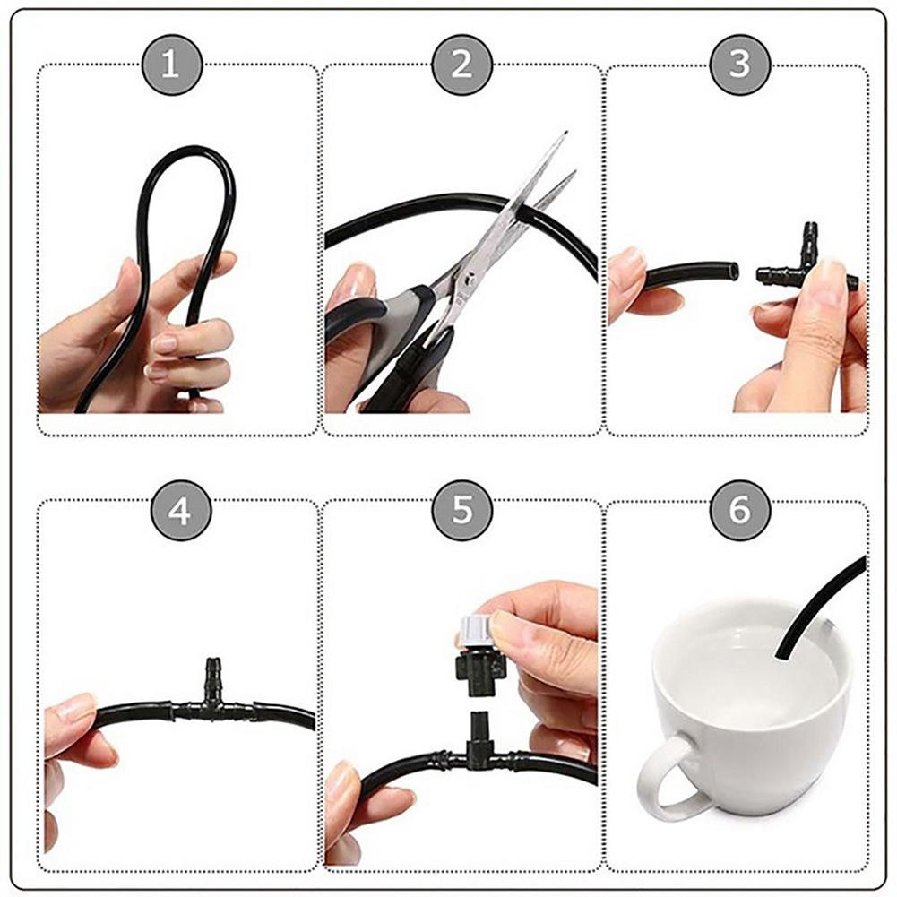 10/20M Lawn Misting Irrigation Kit Portable Automatic Spray Irrigation Kits Water-saving Gardening Tools for Garden Greenhouses
