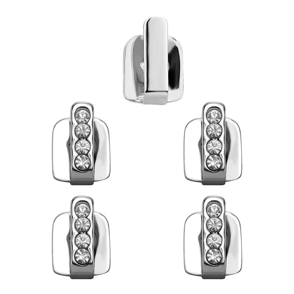 Gold & Diamond Hip Hop Single Tooth Gap Grill for Men & Women - Smooth Halloween Dental Accessory