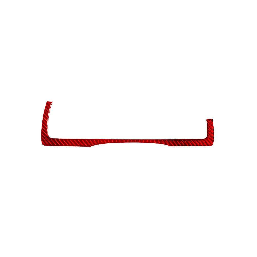 Red Carbon Fiber Interior Below Speedometer Cover Trim For Toyota Camry 2012-14