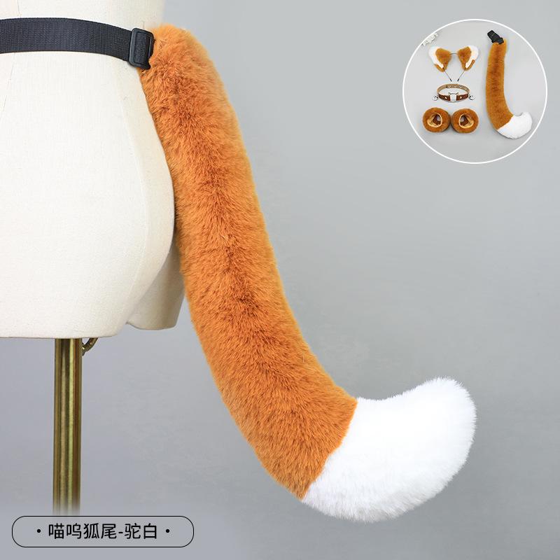Handmade Japanese Beast Ear Headband Cute Plush Cat Ears Lolita Headdress Fox Ear Accessories Cat Ear Headband