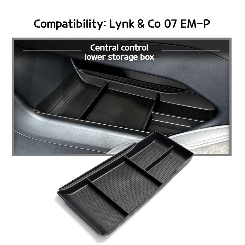 

Для Lynk & Co 07EM-P 2025 Ящик для хранения центральной консоли Ящик для хранения подлокотника Ящик для хранения центральной консоли Внутренние аксессуары