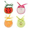 Cartoon Fruit Pet Bandana Watermelon Orange Kiwi Pet Neckerchief Scarf Adjustable Pet Bib Accessories for Dogs And Cats