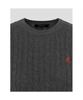 Binpolleidiseu [Essential] Cotton Cable Round Neck Short Sleeve Pullover Ash (Bf6751E024)