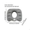 Inflatable Donut Pillow Butt Cushion Seat Pad Office Chair Hollow Design for Road Trips