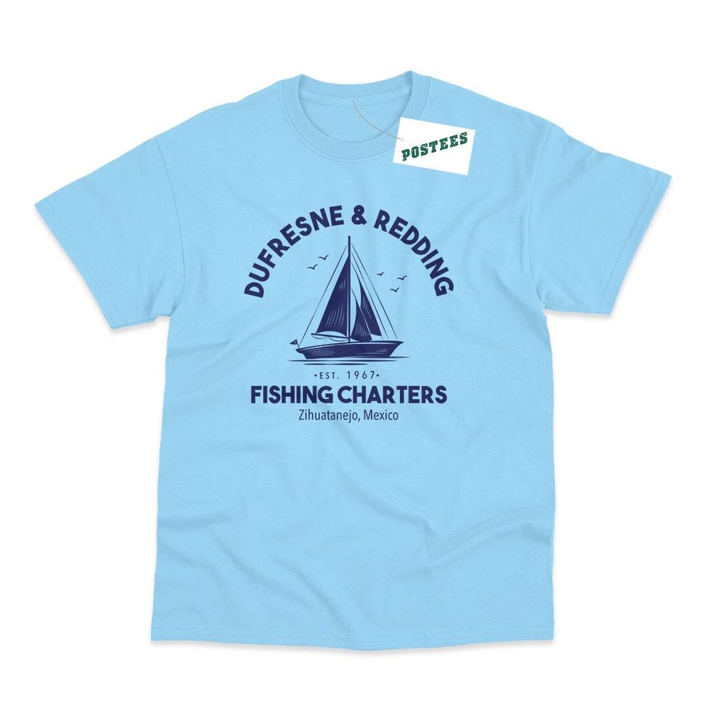 Dufresne & Redding Fishing Inspired by Shawshank Redemption Printed T-Shirt