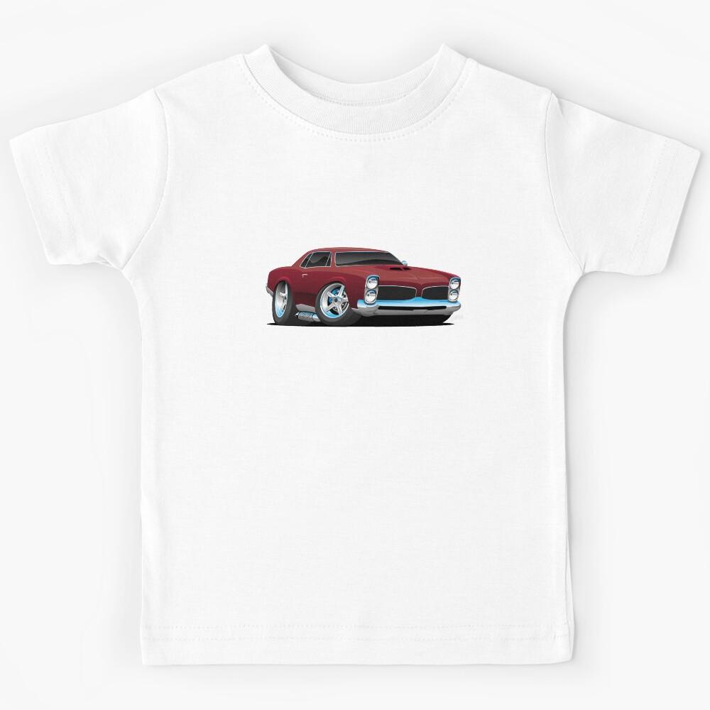 Classic American Muscle Car Cartoon Kids T-Shirt 120