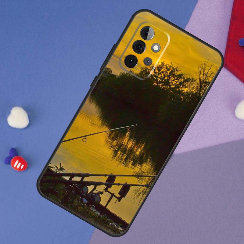 Fishing Rod Case For Samsung Galaxy A52 A53 A33 A13 A34 A54 A14 A35 A55 A15 A56 A36 A26 A16 A06 A22 A32