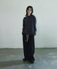 Seukeulaeteulpigsel Winded Loose Mock Neck Long Sleeve [Charcoal]