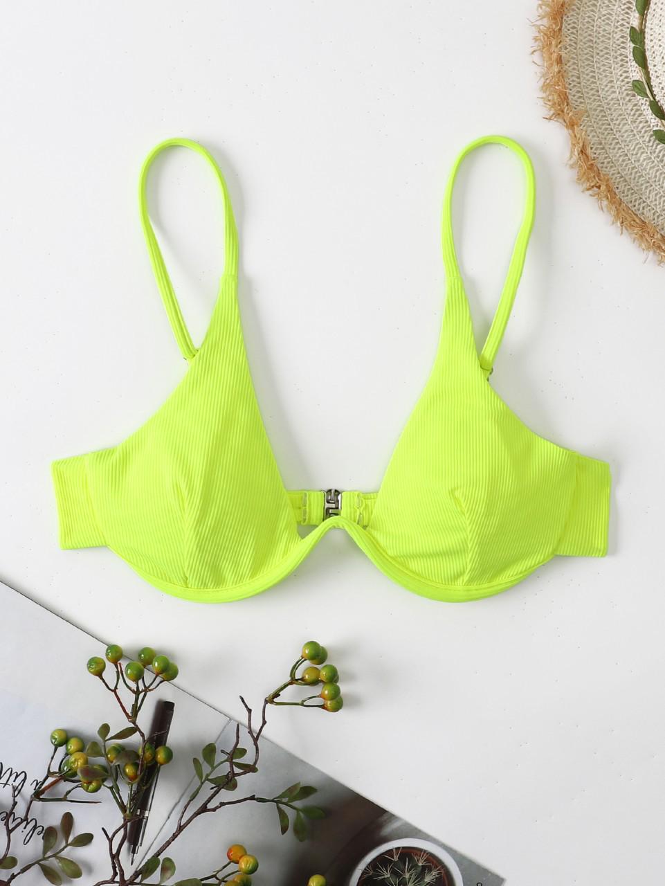 

2022 Сексуальный однотонный топ для купальника M