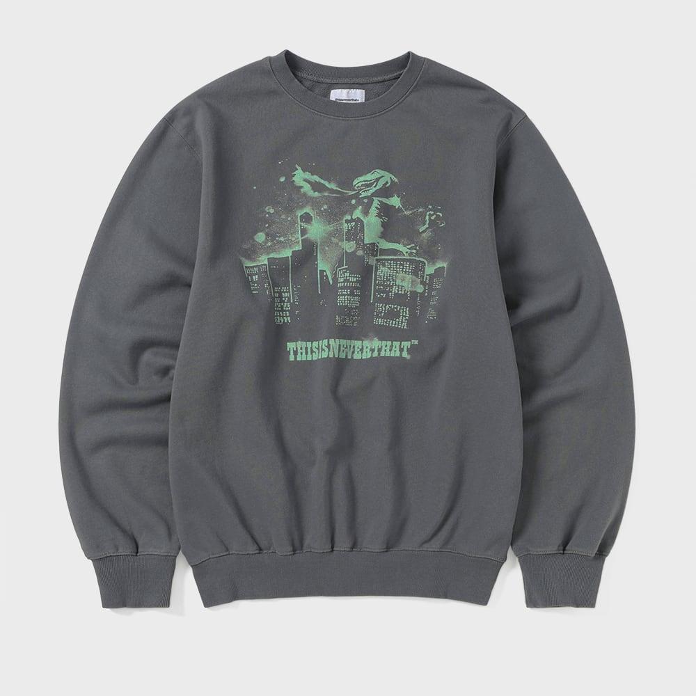 Это Никогда Не Этот Кошмар Свитшот Темно-серый S