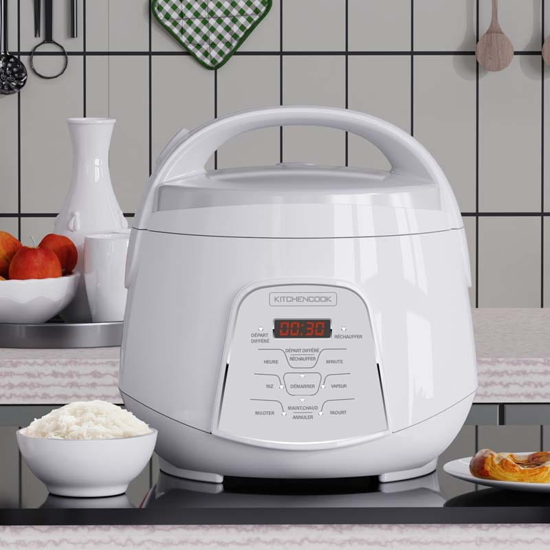 Rice steamer 2.2l Kitchencook Kyoto white