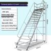 Heavy Duty Mobile Warehouse Picking Ladder
