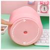 Rotatable Pen Holder Spacious Desk Pencil Storage Box 6-Grid Stationery Organizer School Office Pen Stand Supplies