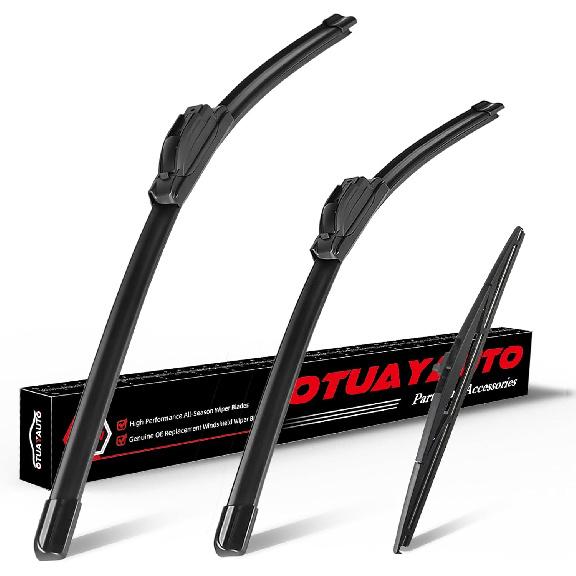 OTUAYAUTO 22"+22" Windshield Wiper Blades Replacement for Chevrolet Silverado 1500 2500 3500 1999-2006 2019-2024 Front Window Wiper Fit Factory