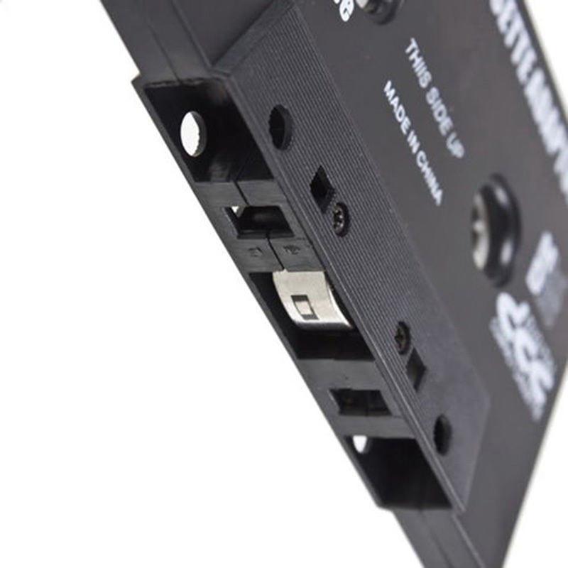 Araba Kaset Çalar AUX CD Ses Dönüştürücü Adaptör Telefon MP3 Çalar için Siyah