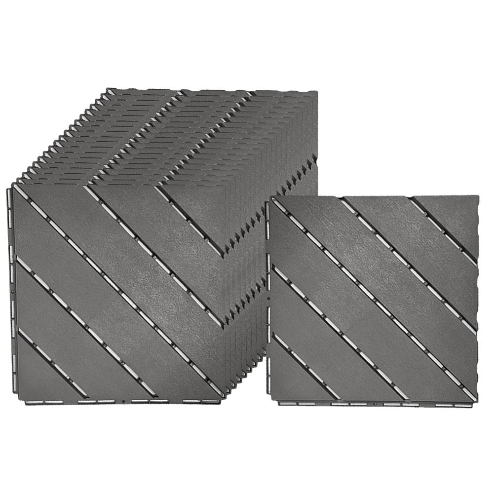 

44 шт. напольная плитка для патио, водонепроницаемая плитка для террасы в помещении, плитка для террасы у бассейна, балкона, заднего двора