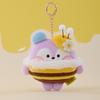 BT21 MANG Minini Honeybee Plush Tape Measure Keyring