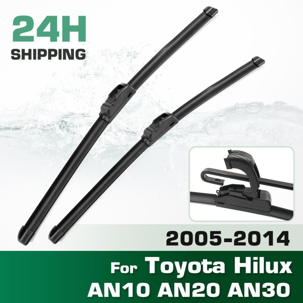 For Toyota Hilux AN10 AN20 AN30 2005-2014 2006 2007 2008 Wiper Front Wiper Blades Windshield Windscreen Window Brush 21"+20