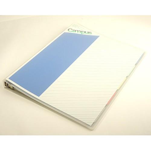 KOKUYO Loose-Leaf Binder, Campus, A4, 30-hole, Maximum 100 Sheets, Blue, RU-152B