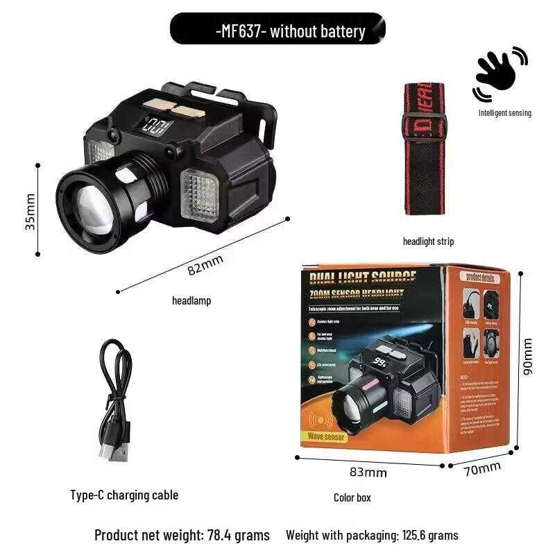 

MengPao MF637 Multifunctional Induction Headlamp