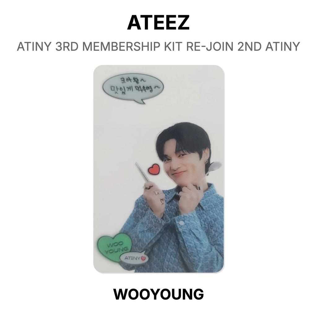 ATEEZ ATINY 3RD MEMBERSHIP KIT RE-JOIN 2ND ATINY Official Photocard