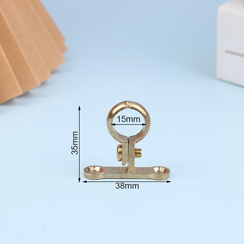 

Подходит для медных труб наружным диаметром 15 22 28 35 42 54 мм. Настенный хомут для трубы. Опорный хомут для трубы. Фиксированный хомут для водопроводной трубы с основанием.