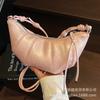 Niche design bag women's 2025 summer new fashion one shoulder crossbody croissant bag high-end underarm dumpling bag