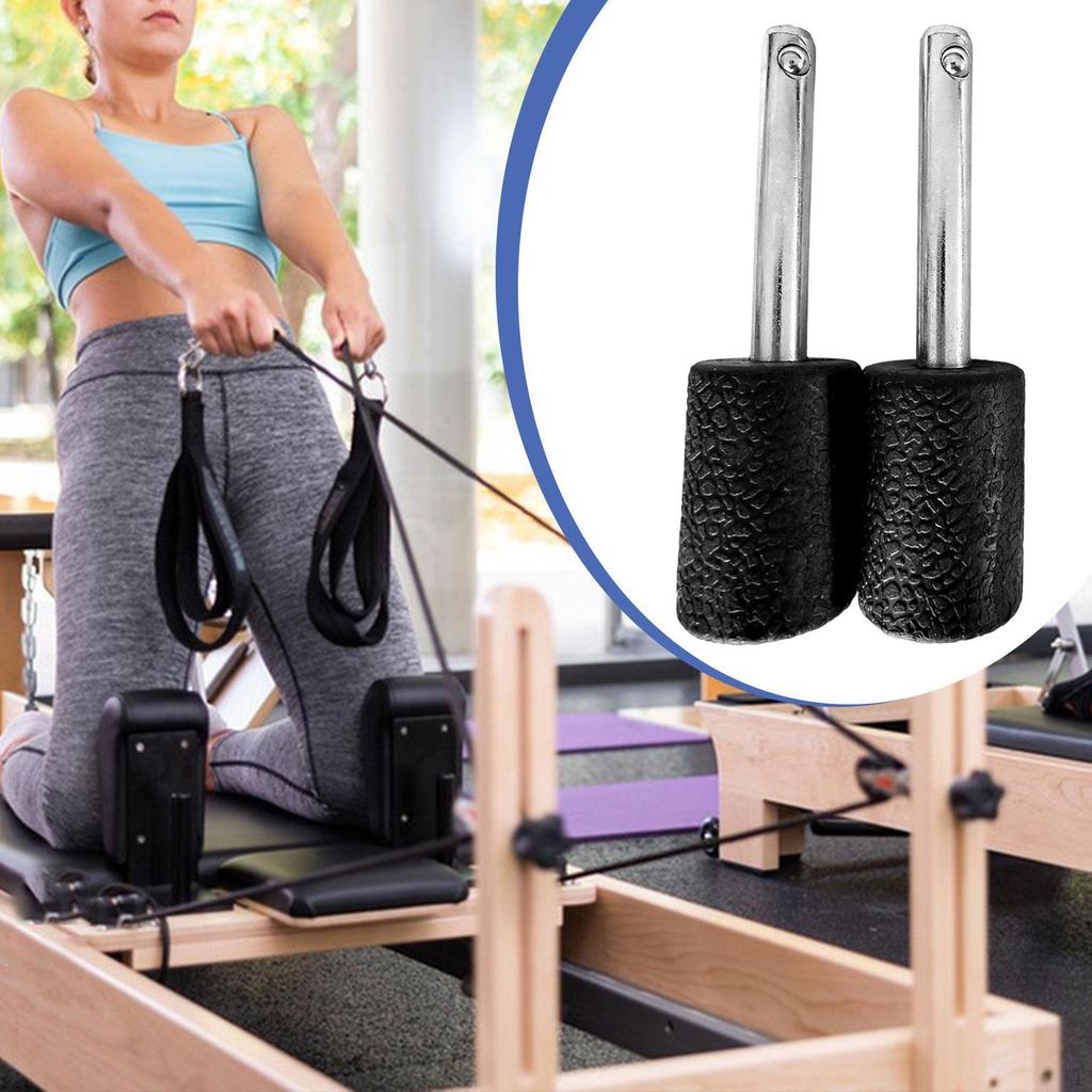 2 Pieces Pilates Reformer Stopper Directly Replace Sturdy Easily Install Practical Gym Accessories