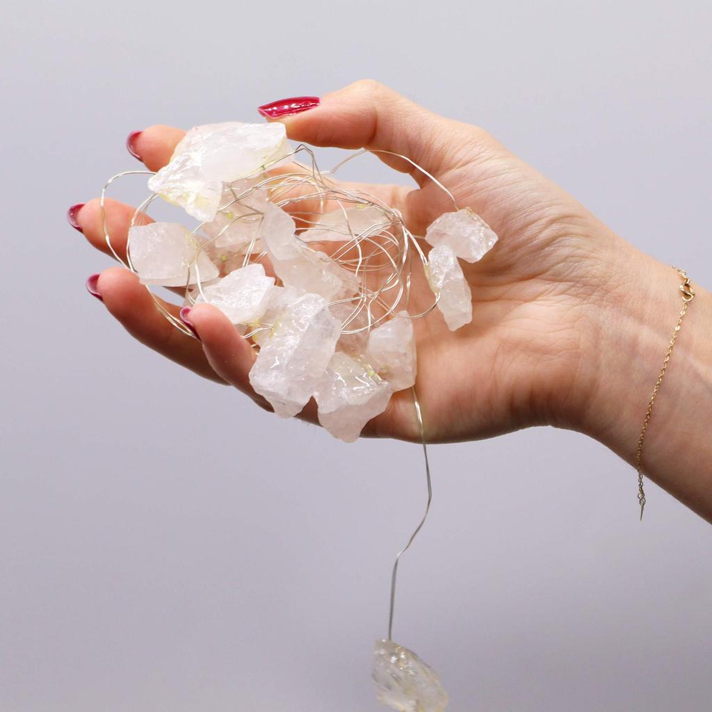 Rock Quartz Fairy String Lights USB 227cm