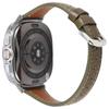 For Samsung Galaxy Watch Ultra 47mm Heart Pattern Embossed Watch Band Cowhide Leather Strap