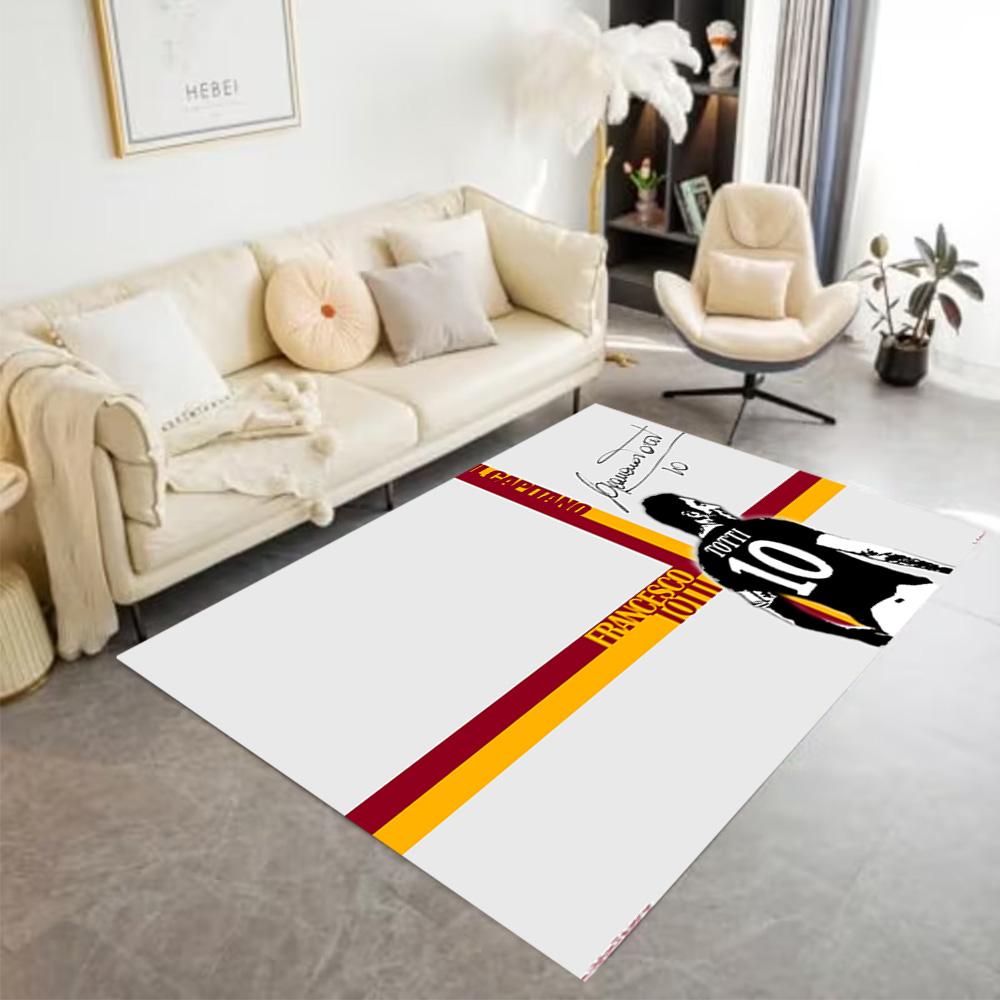 Dynamic Soccer Player Action Carpet Perfect for Outdoor Dining Room Foyer Balcony Anti-slip Rug Office home decor Perfect Gift for Friends & Family