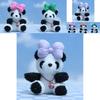 Adorable Cute Plush Panda Keychain Toy Soft Pp Cotton Stuffed Animal Decor